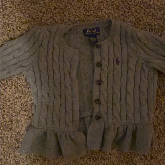 Polo Ralph Lauren Other - POLO RALPH LAUREN BRAIDED BUTTON SWEATER